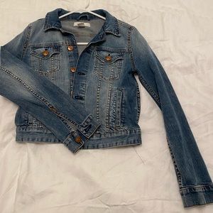 H&M crop denim jacket